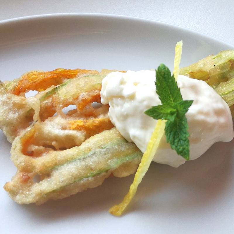 Fiori di zucca in&nbsp;pastella