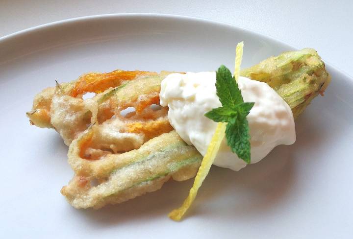 Fiori di zucca in&nbsp;pastella