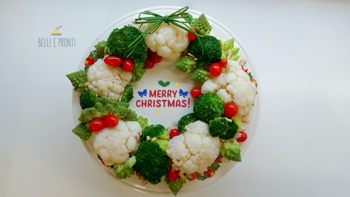 Ghirlanda di broccoli e cavolfiori in salsa&nbsp;capperugia