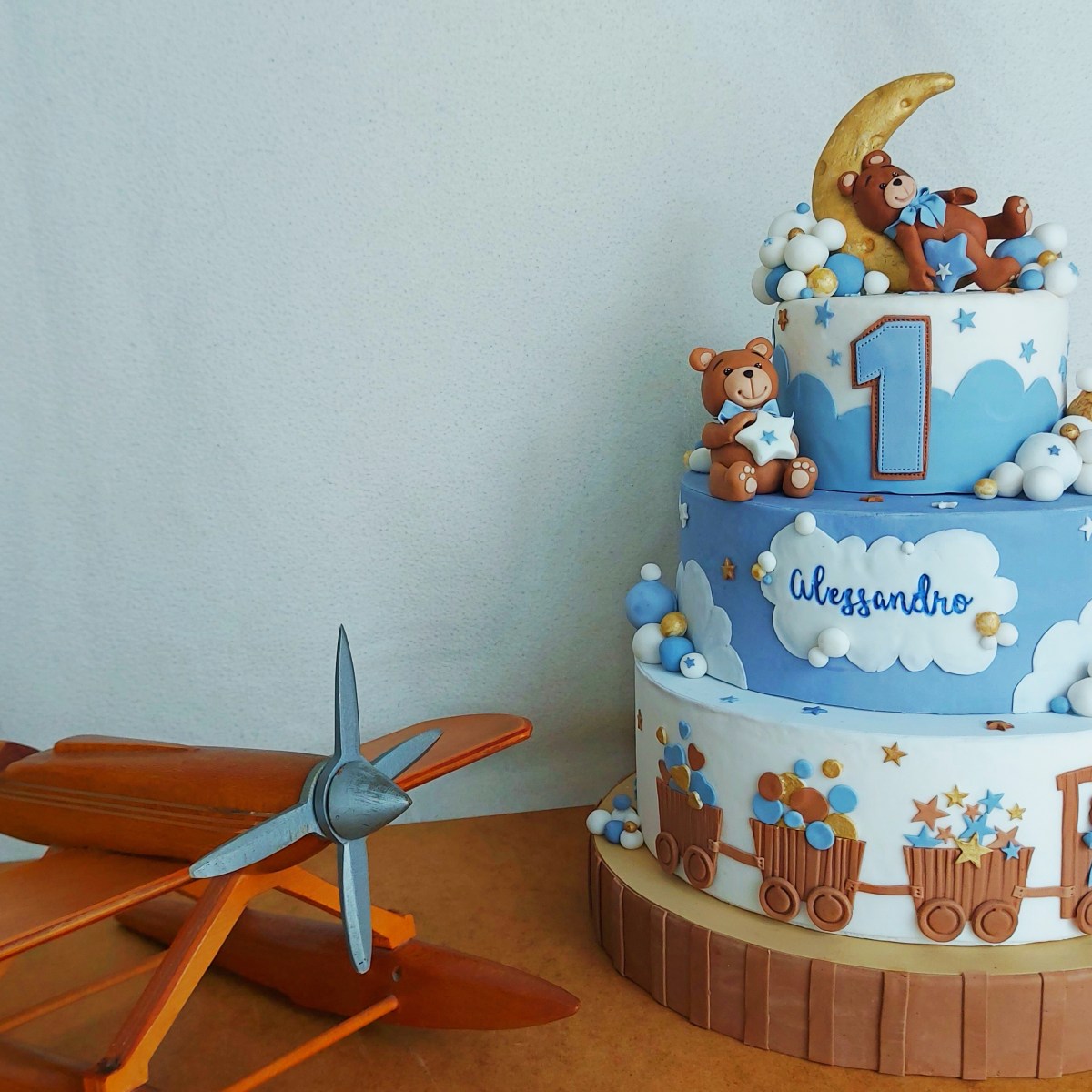 Torta orsetto in pasta di&nbsp;zucchero