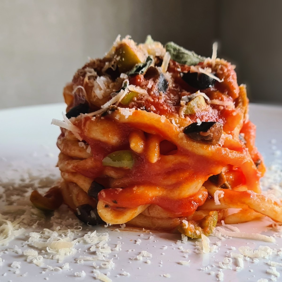 Pasta di casa: i picchiarelli al sugo di&nbsp;olive