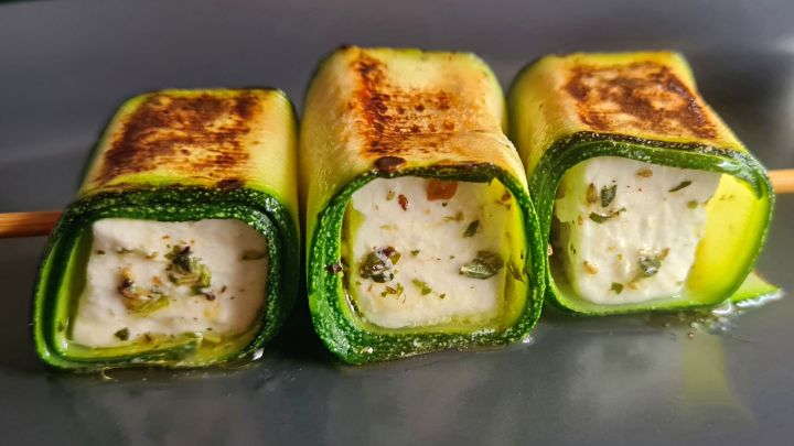 Spiedini di zucchine e&nbsp;feta