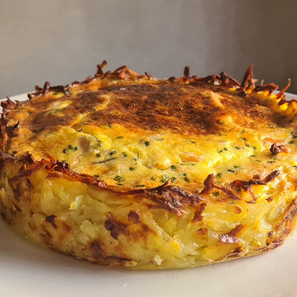 Quiche di patate e salmone&nbsp;affumicato