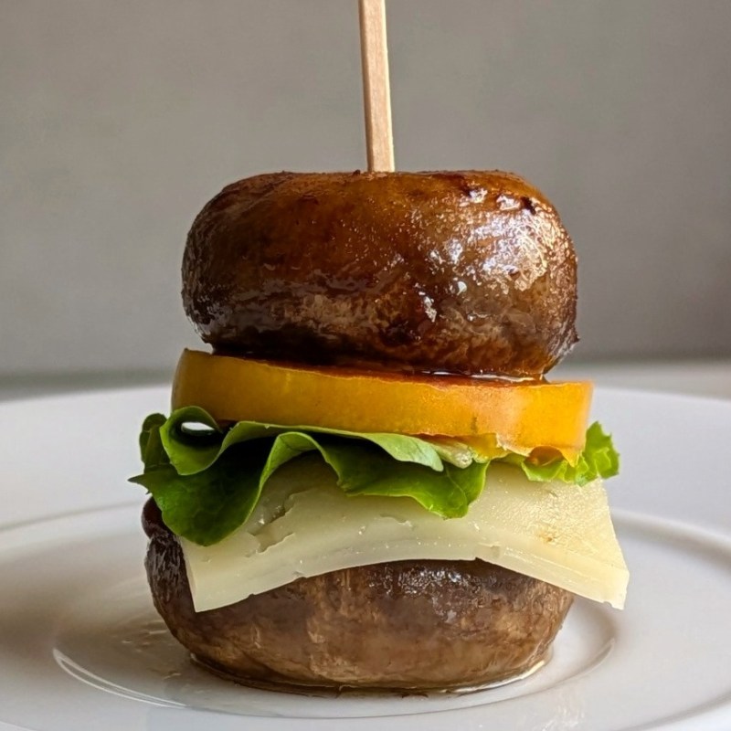 Salsiccia e funghi: i mush-burger da&nbsp;aperitivo!