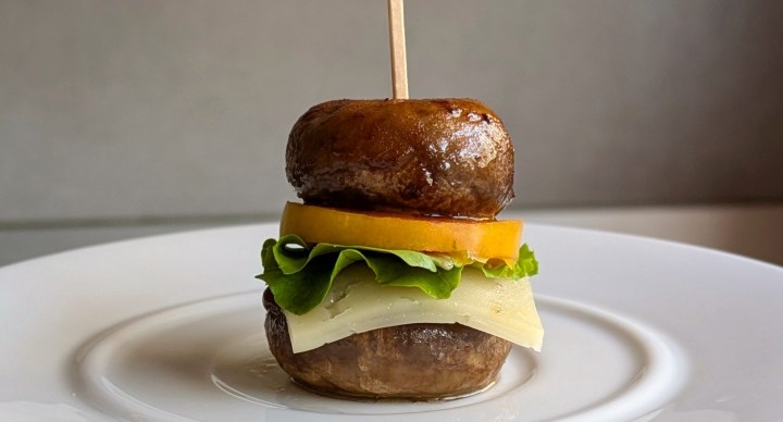 Salsiccia e funghi: i mush-burger da&nbsp;aperitivo!