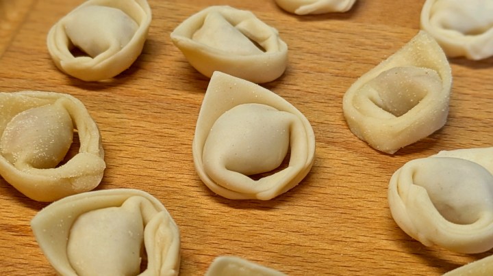 Tortellini senza uova al&nbsp;filetto