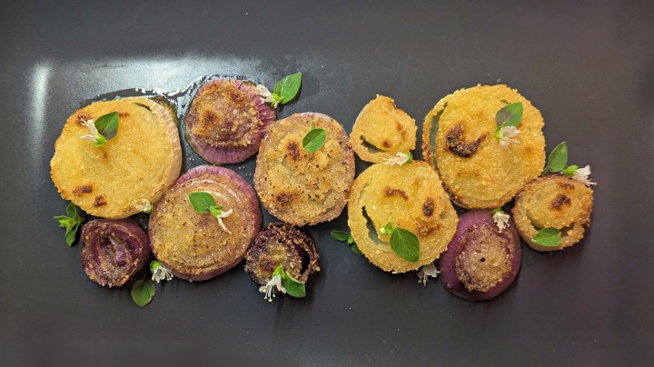 Cipollotto rosso gratinato al&nbsp;forno