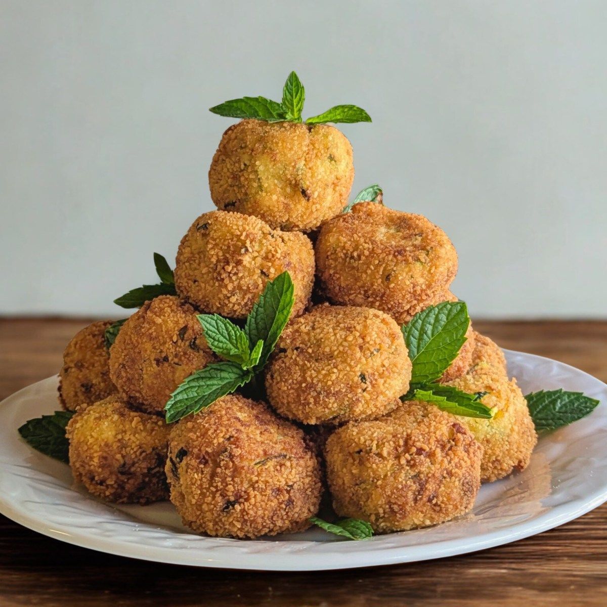 Polpette di zucchine, cacio e&nbsp;menta