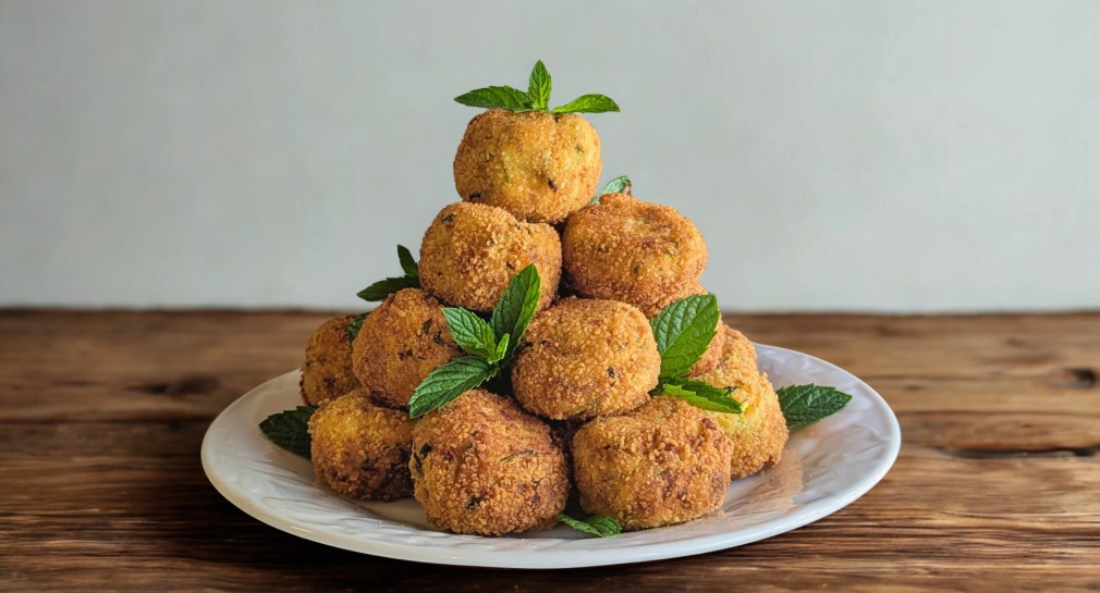 Polpette di zucchine, cacio e menta, polpette vegetariane di zucchine senza ricotta, con zucchine crude, pangrattato, cacio di pecora stagionato, menta fresca tritata e un po' di acqua. Queste polpette di zucchine possono essere cotte in forno o in friggitrice ad aria, ma fritte in padella danno il meglio di sé. Croccanti fuori e morbide dentro, le polpette di zucchine sono un ottimo contorno o un secondo piatto vegetariano, si addicono perfettamente a qualunque buffet salato per party, barbecue e picnic.