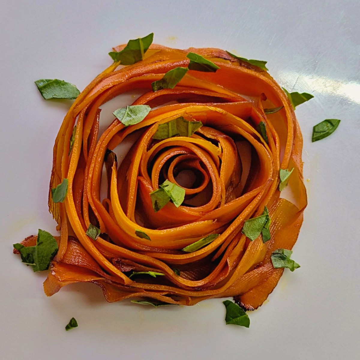 Tagliatelle di carote all’orientale